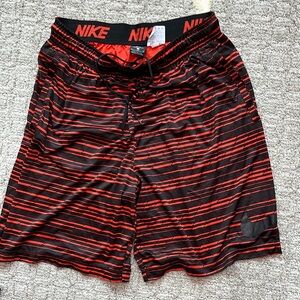 Nike Dri-FIT Red and Black Shorts